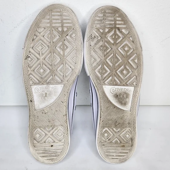 Converse CT All Star Leather Womens 8.5 Sneaker Lift Platform 561680C White - Picture 8 of 9